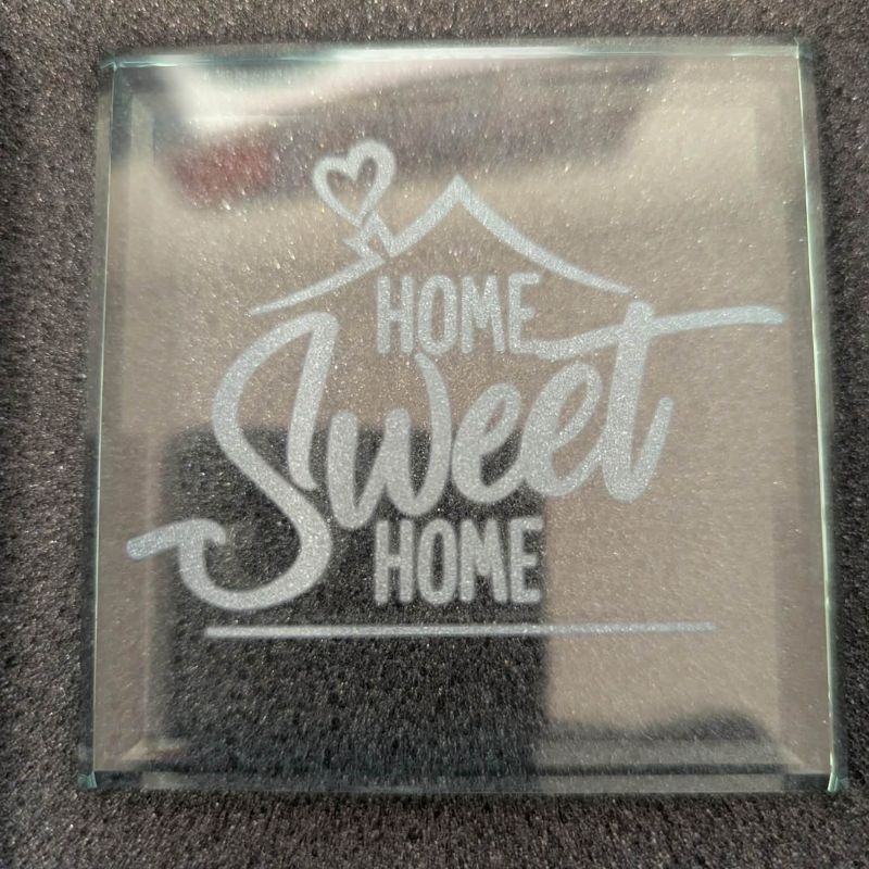 UV laser engraved acrylic